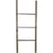 Ekena Millwork 19"W x 48"H x 3 1/2"D Vintage Farmhouse 3 Rung Ladder, Barnwood Decor Collection, Reclaimed Grey DECR019X048X04LDRGY - alternate 5